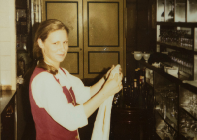 Catharina Rieder als Lehrling im Hilton Hotel Wien 1994